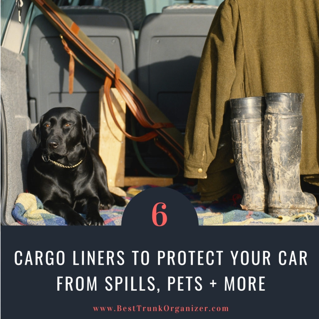 dog and muddy boots in the back of an SUV - cover image for the best cargo lines to protect the car